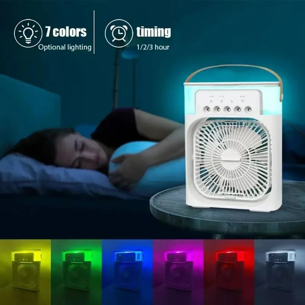 Portable Desktop Humidifier Cooling Fan USB-3