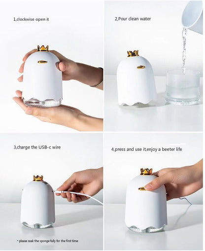 usb small yellow duck humidifier