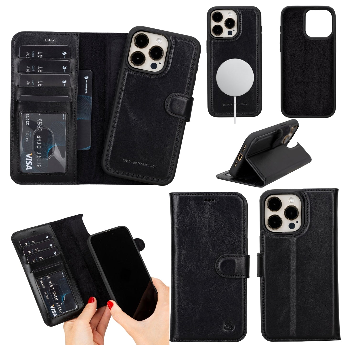 Casper Leather iPhone 14 Pro Max Wallet Case | MagSafe-6