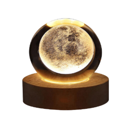 3D LED Night Light Galaxy Crystal Ball-3