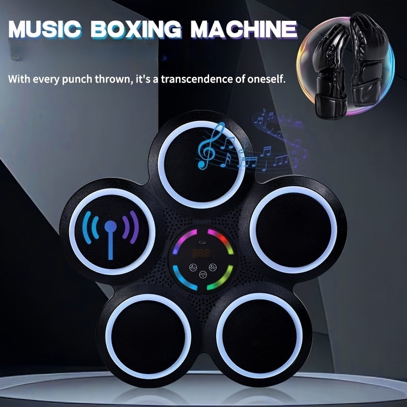 Smart Music Boxing Machine Wall-Mount with Gloves-1