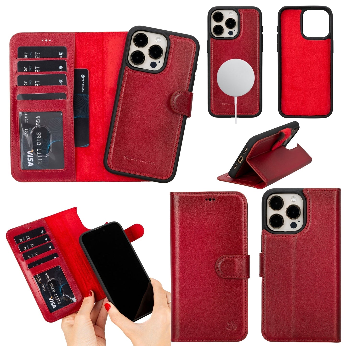 Casper Leather iPhone 14 Pro Max Wallet Case | MagSafe-9